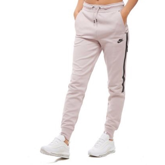 pink nike tech fleece joggers